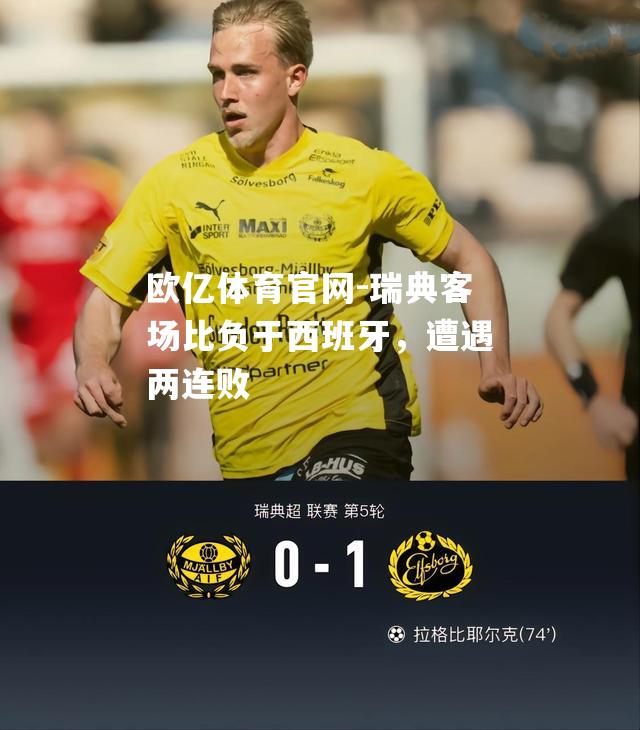 瑞典客场比负于西班牙，遭遇两连败