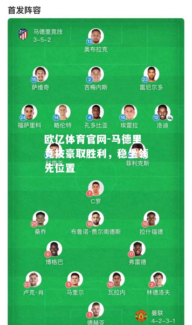 马德里竞技豪取胜利，稳坐领先位置
